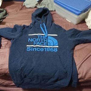 Northface blue hoodie small